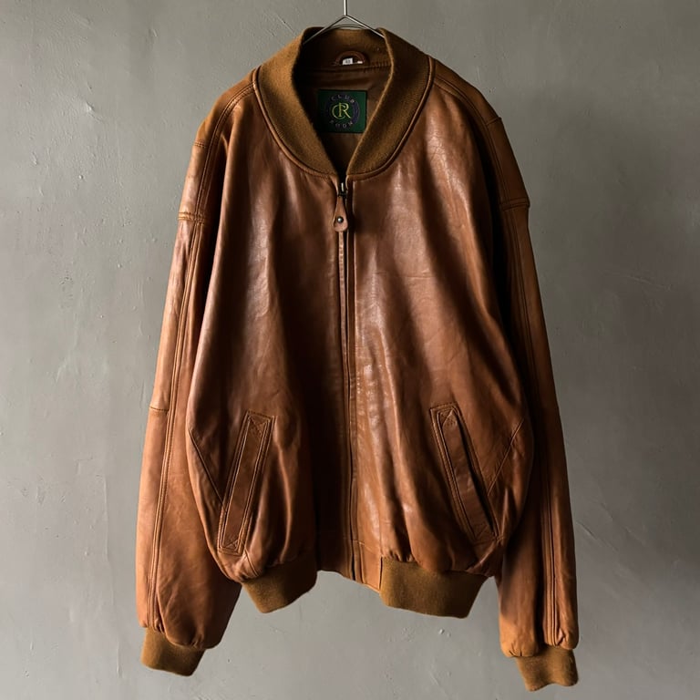 90年代 レザージャケット（90s Club room leather blouson）