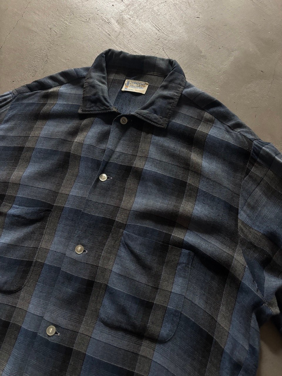 60s Towncraft ombre rayon shirt | sui & shara