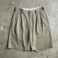 90’s JOS.A.BANK 2tuck silk slacks shorts