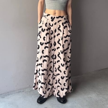 a new day paint pattern wide easy pants