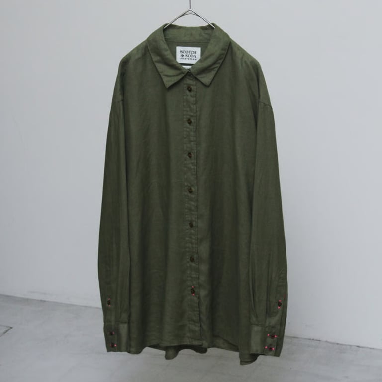 リネンシャツ（SCOTCH & SODA linen L/S shirt）