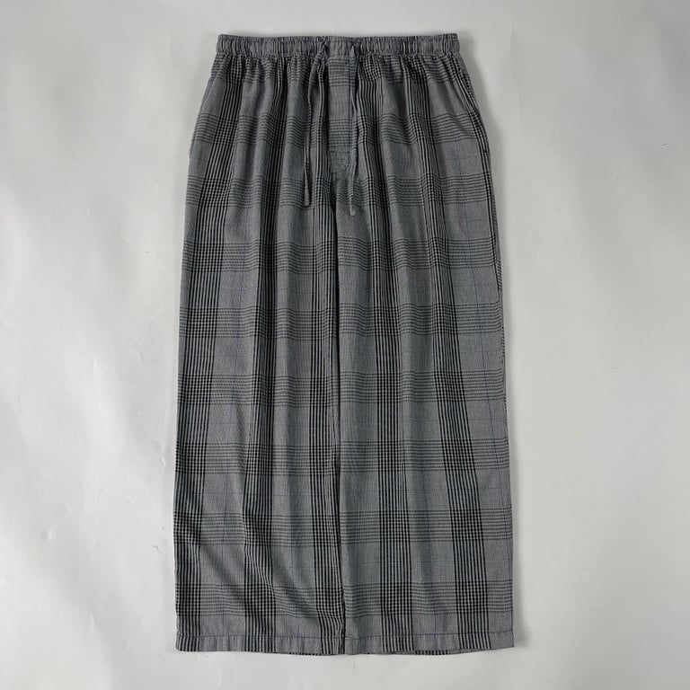 ワイドパンツ（plaid easy wide pants）