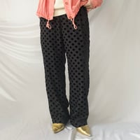 J.crew dot pattern straight easy pants
