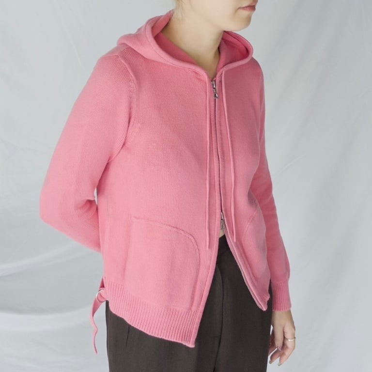 Liz Claiborne zip-up knit hoodie