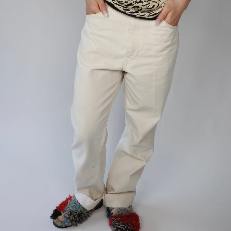 80年代 リーバイス デニムパンツ（80’s Levi’s 509 white denim pants）