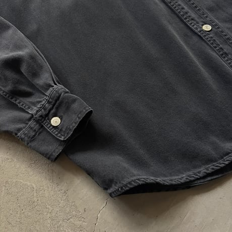 2001 Levi's black denim shirt