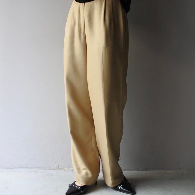 スラックス（Talbots 100% silk slacks）