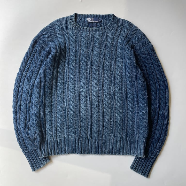 90s Ralph Lauren cotton cable knit
