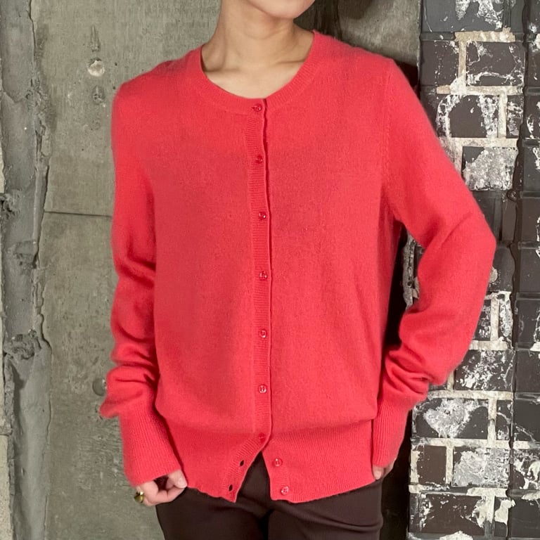カーディガン（Lord&Taylor cashmere crew neck knit cardigan）