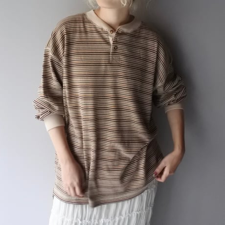 (完売) l Henry neck Thermal Knit 完売) l Henry neck Thermal Knit ヘンリーネック | STORES