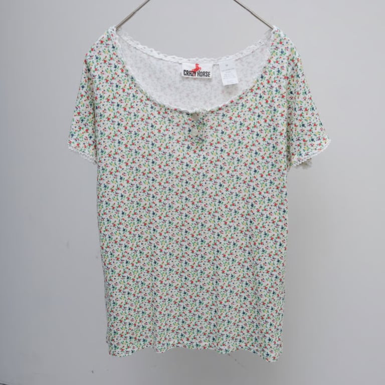 Floral pattern cut sew