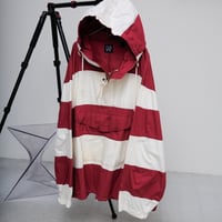 90s Gap stripe pattern cotton anorak