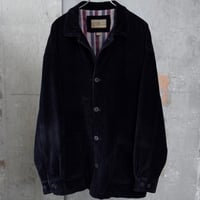 90’s~ RAINFOREST black corduroy middle jacket