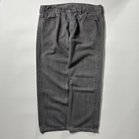 Levi’s 569 straight silhouette yarn dyed black denim pants