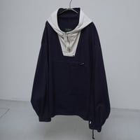90s J.crew bi-color cotton anorak