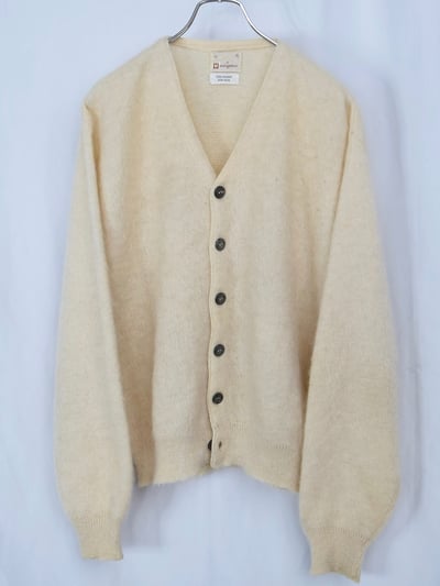 60年代 カーディガン（60’s Munsingwear shaggy mohair knit cardigan）