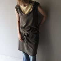 Gap sweat hoodie one-piece