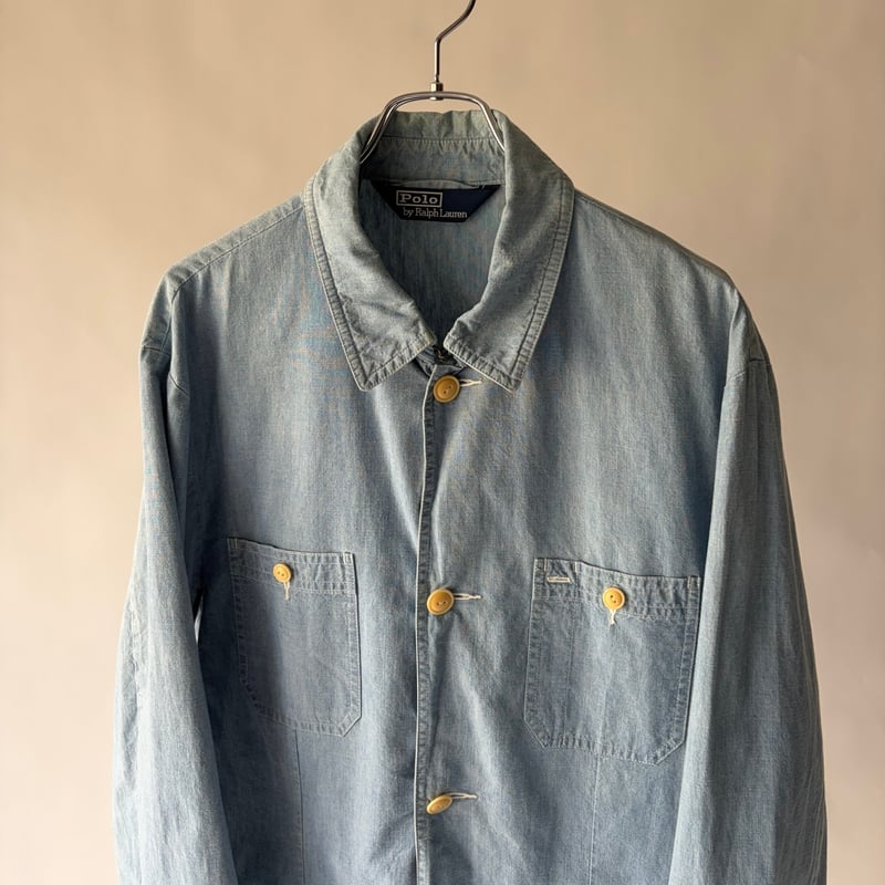 90s Ralph Lauren chambray coverall | sui & shara