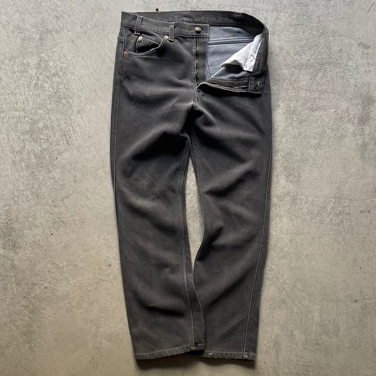 1992 Levi's 517 yarn-dyed black stretch pants｜リーバイス