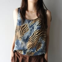 total patterned tank top