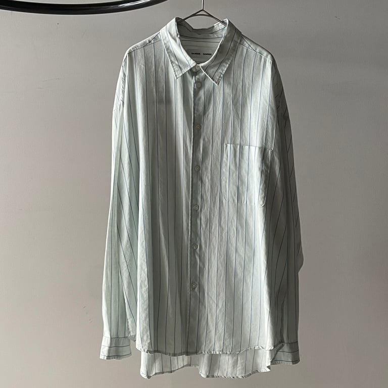 リネンシャツ（SAMSØE SAMSØE cotton×linen shirt）
