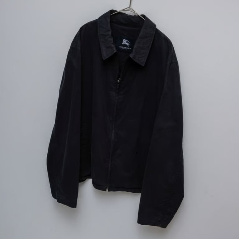 Burberry cotton zip up jacket｜バーバリー