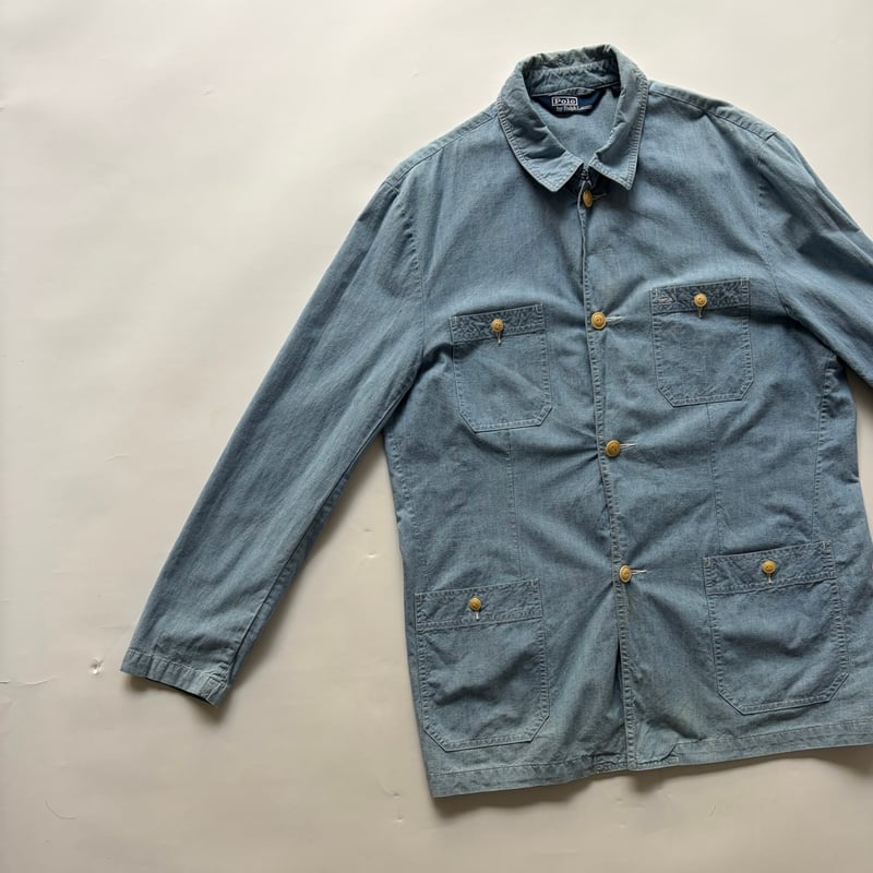 90s Ralph Lauren chambray coverall | sui & shara