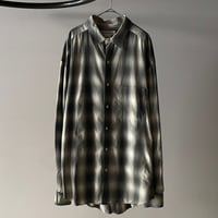 〜00s Banana republic plaid cotton shirt