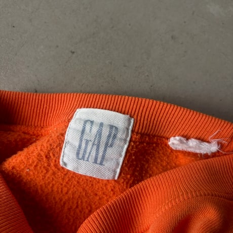 90s GAP blank sweat shirt “Orange”