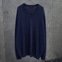 00’s Cotton/silk/cashmere V-neck knit sweater