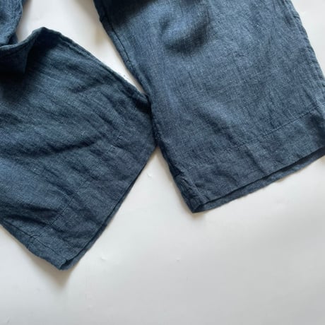 Linen wide easy pants