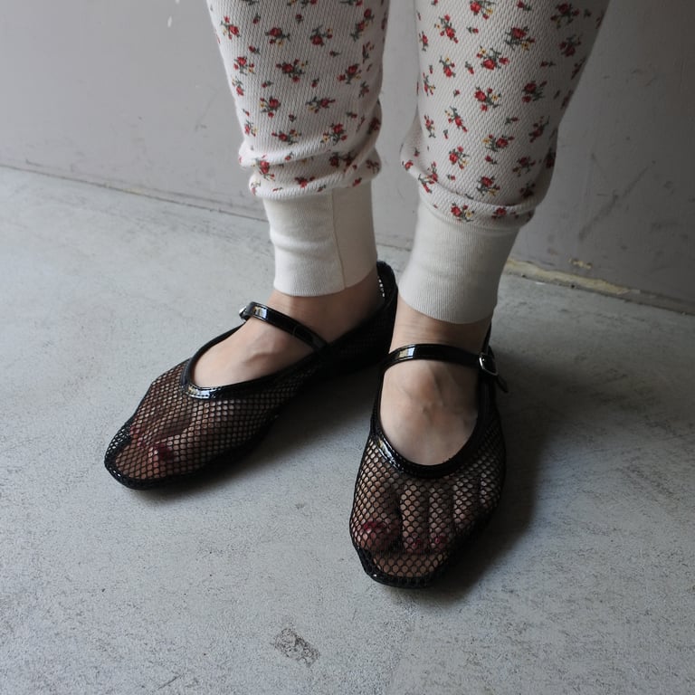 a new day see-through mesh ballet flats