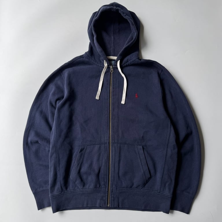 Ralph Lauren zip up hoodie sweat “navy”