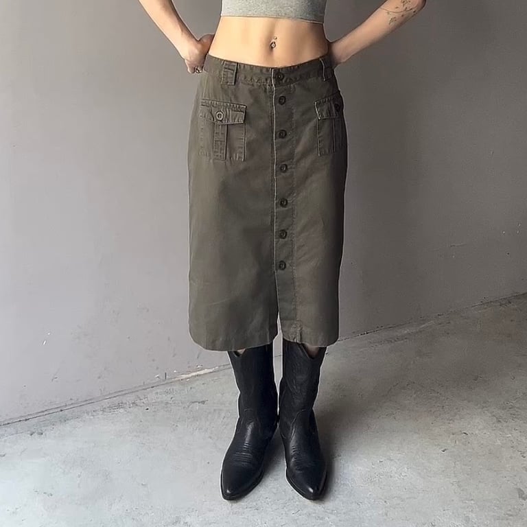GAP front button cargo skirt｜ギャップ