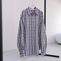 90s The territory ahead plaid pattern cotton L/S shirt