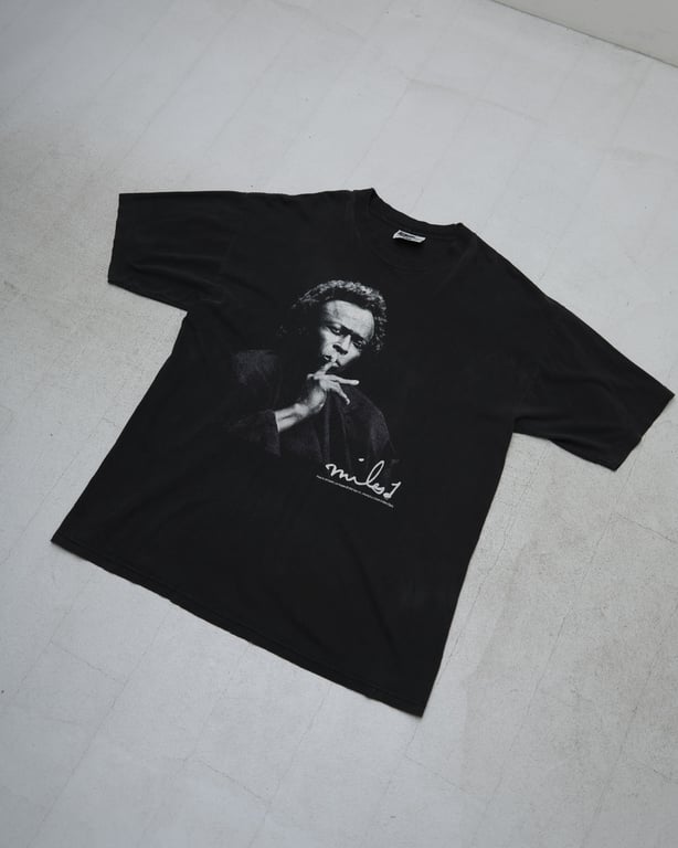 90s Miles Davis photo print T-shirt