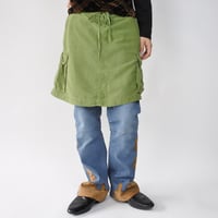 J.Crew linen/silk cargo mini skirt