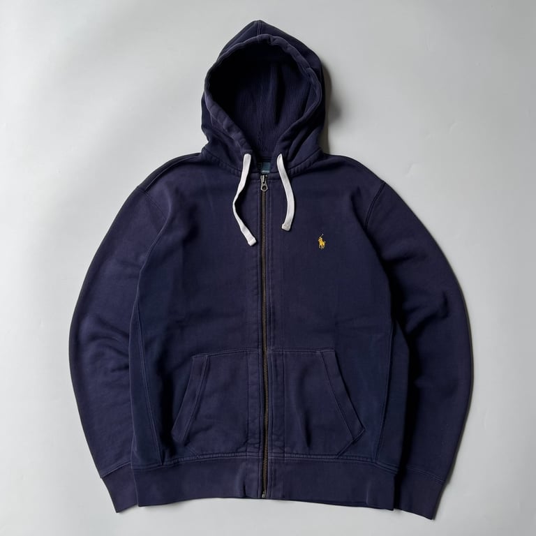 Ralph Lauren zip up hoodie sweat “navy”