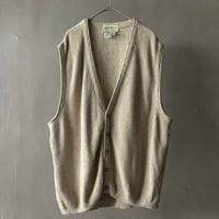 90s~ Eddie bauer cotton knit vest “made in USA”