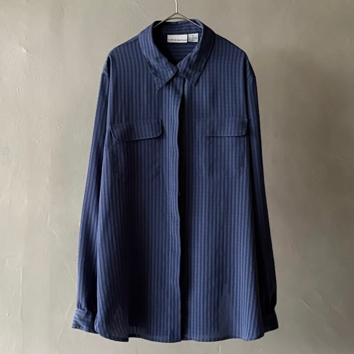 00s Croft&barrow plaid polyester shirt