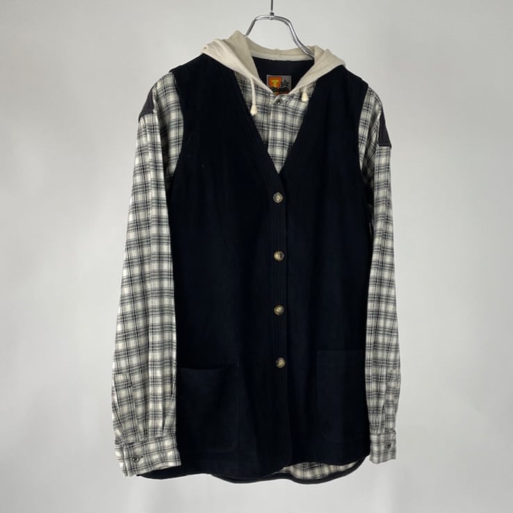 ORVIS fake suède vest