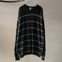 00s GAP striped cotton knit