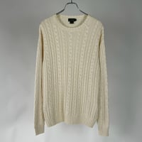 90s j.crew cable cotton knit