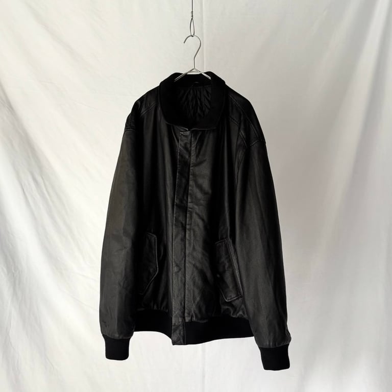レザージャケット（STEVEN HAPPER leather bomber jacket）