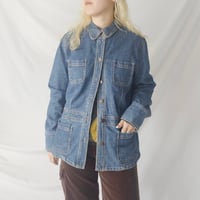 90s Jones sports denim coverall