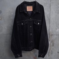 ’96 Levi's 70507 black denim tracker jacket “Big size”｜リーバイス