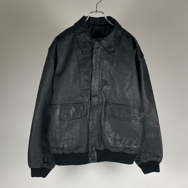 90年代 レザージャケット（90s~ JOHN ASHFORD type A-2 leather jacket）