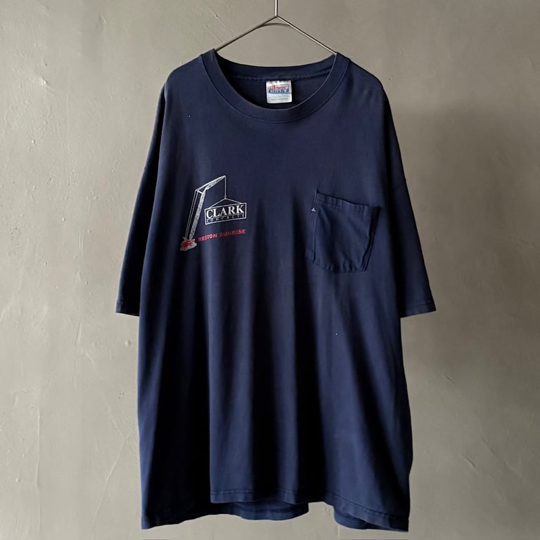 90s Clark concrete print tee