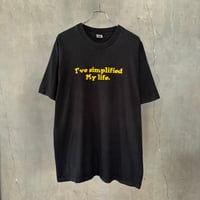 90s Fusion message promotion  print tee