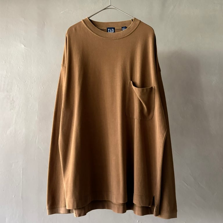 90年代 ギャップ ロンT（90s GAP blank L/S tee “size S”）